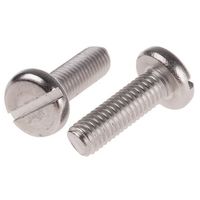 アールエスコンポーネンツ RS PRO なべ形 小ねじ M8 25mm ステンレス鋼 914-1854 1袋(25個)（直送品）