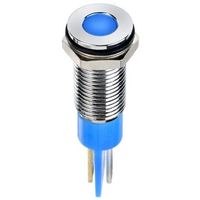 アールエスコンポーネンツ RS PRO 表示灯， 6V dc， 青， 実装ホールサイズ:8mm 913-2682 1個（直送品）