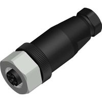 アールエスコンポーネンツ RS PRO 丸型コネクタ， 4極， M12， ケーブルマウント 208-0557 1個（直送品）