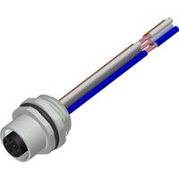 アールエスコンポーネンツ RS PRO 丸型コネクタ， 5極， M12， パネルマウント 208-0580 1個（直送品）