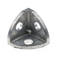 アールエスコンポーネンツ RS PRO 接続部品 M5 亜鉛ダイキャスト 180-9138 1袋(10個)（直送品）