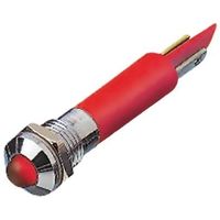 アールエスコンポーネンツ RS PRO 表示灯， 110V ac， 赤， 実装ホールサイズ:8mm 205-218 1個（直送品）