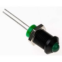 アールエスコンポーネンツ RS PRO 表示灯， 2V dc， 緑， 実装ホールサイズ:8mm 205-331 1個（直送品）