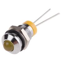 アールエスコンポーネンツ RS PRO 表示灯， 2V dc， 黄， 実装ホールサイズ:8mm 205-325 1個（直送品）