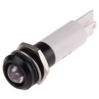 アールエスコンポーネンツ RS PRO 表示灯， 白， 実装ホールサイズ:12mm 205-369 1個（直送品）