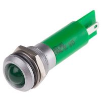 アールエスコンポーネンツ RS PRO 表示灯， 緑， 実装ホールサイズ:12mm 205-381 1個（直送品）