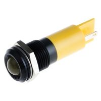 アールエスコンポーネンツ RS PRO 表示灯， 24 → 36V dc， 黄， 実装ホールサイズ:14mm 205-454 1個（直送品）