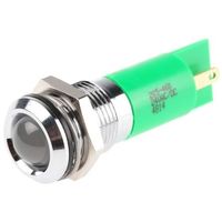 アールエスコンポーネンツ RS PRO 表示灯， 緑， 実装ホールサイズ:14mm 205-460 1個（直送品）