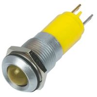 アールエスコンポーネンツ RS PRO 表示灯， 黄， 実装ホールサイズ:14mm 205-476 1個（直送品）