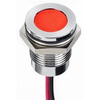 アールエスコンポーネンツ RS PRO 表示灯， 110V ac， 赤， 実装ホールサイズ:14mm 130-2264 1個（直送品）