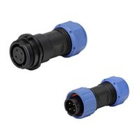 アールエスコンポーネンツ RS PRO 丸型コネクタ， 3極， スタンダード， ケーブルマウント 124-6689 1セット（直送品）