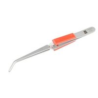 アールエスコンポーネンツ RS PRO ピンセット， ステンレス鋼， 抗酸耐性あり， ベント、刻み歯付き 136-9809 1個（直送品）