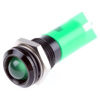 アールエスコンポーネンツ RS PRO 表示灯， 240V， 緑， 実装ホールサイズ:14.5mm 209-210 1個（直送品）