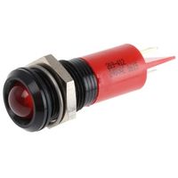 アールエスコンポーネンツ RS PRO 表示灯， 240V ac， 赤， 実装ホールサイズ:14.5mm 209-412 1個（直送品）