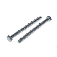 RS PRO アンカーボルト， 亜鉛めっきスチール 12mm 取付穴径10mm 長さ130mm 174-3316 1ロット(5個)（直送品）