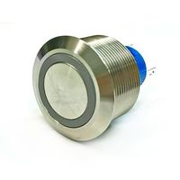 アールエスコンポーネンツ RS PRO 押しボタンスイッチ， モーメンタリ， パネルマウント， 単極双投(SPDT) 175-9679 1個（直送品）