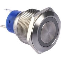 アールエスコンポーネンツ RS PRO 押しボタンスイッチ， モーメンタリ， パネルマウント， 単極双投(SPDT) 175-9692 1個（直送品）