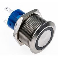 アールエスコンポーネンツ RS PRO 押しボタンスイッチ， モーメンタリ， パネルマウント， 単極双投(SPDT) 175-9701 1個（直送品）