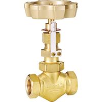 フジキン Fujikin 黄銅製ニードルバルブ3/4B 開度指示器付き DH-12GE-R 1個 850-4767（直送品）