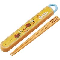 スケーター ABS2AMAG 抗菌スライド式箸＆箸箱セット トム