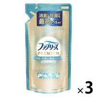 ファブリーズ 布用 W除菌+消臭 プレミアム 清潔なランドリーの香り 詰め替え 320mL 1セット（3個） 消臭スプレー P＆G