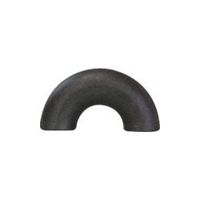 ベンカン機工 BENKAN 180LSGP鋼管製エルボロング180° 180L-SGP-125A 1個 838-6109（直送品）