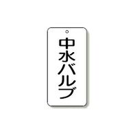 ユニット バルブ表示板 5枚1組 858-33 1組(5枚)（直送品）