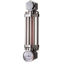 協和 アクリル樹脂製温度計付オイルゲージ KLM-300T-M12 1個 107-5441（直送品）