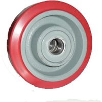 ヨドノ 重荷重用ジェンゴム車輪ベアリング入 GHB300X100 1個 132-0399（直送品）