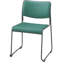 ナイキ NAIKI パイプチェアー 布張り E150FB-LGR 1個(1脚) 868-4700（直送品）