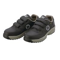 ユニット ワークシューズ(撥水・黒)25.5cm 378-39-6 1足（直送品）