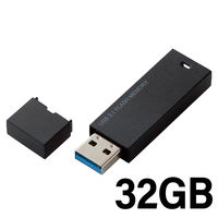 USBメモリー USB3.1（Gen1）対応 セキュリティ機能対応 ブラック MF-MSU3B H エレコム