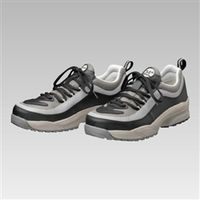 ユニット ワークシューズ(メッシュ黒)25.5cm 378-33A-6 1足（直送品）