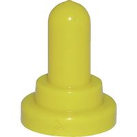 NKKスイッチズ M12トグルスイッチ用カラー防水キャップ ATー402 黄 AT-402-Y 1個 788-7621（直送品）