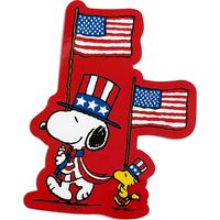 スモール・プラネット PEANUTS スヌーピー SNOOPY 星条旗０１ キャラ ステッカー SN1011 5枚（直送品）