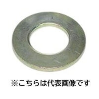 三笠・鋲螺 JIS磨丸座金 プレス品 鉄三価クロメート M12×P(26×2.3)500枚入 1100100045176 1箱(500枚入)（直送品）