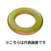 三笠・鋲螺 ISO丸座金 鉄 クロメート M12×24×2.5 500枚入 ワッシャー 1100100045215 1箱(500枚入)（直送品）