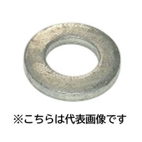 三笠・鋲螺 ハイテン丸座金 鉄 ドブメッキ M27×52×6.0 4枚入 ワッシャー 1100100045470 1セット(4枚入)（直送品）