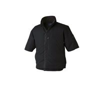 栄光マシーンセンター KU92622 空調服 制電半袖ブルゾン(横ファン) ブラック 3L KU92622-K90-3L 1着（直送品）