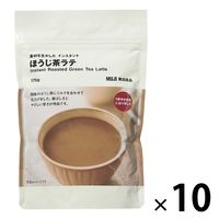 無印良品 素材を生かした インスタント ほうじ茶ラテ 170g 1箱（10袋入） 良品計画