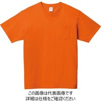 トムス 5.6オンスヘビーウエイトポケットTシャツ オレンジ 00109-VCT-015