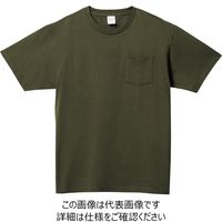 トムス 5.6オンスヘビーウエイトポケットTシャツ アーミーグリーン 00109-VCT-037