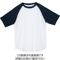 おすすめ人気ランキング2025年 トムス 00106 2XL ホワイト×ネイビー 5.6オンスラグランTシャツ トップス