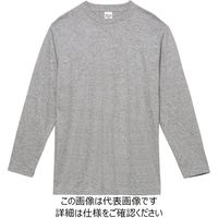 トムス 5.6オンスヘビーウエイト長袖Tシャツ 杢グレー 00102-CVL-003