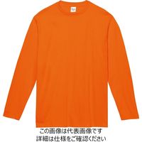トムス 5.6オンスヘビーウエイト長袖Tシャツ オレンジ 00102-CVL-015