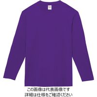 トムス 5.6オンスヘビーウエイト長袖Tシャツ パープル 00102-CVL-014
