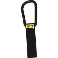RIP-TIE(リップタイ) ケーブルキャリアー(カラビナ8cm :黒)25.4mmX152.4mm 黒 J-B6-C10-BK 1袋(10本)
