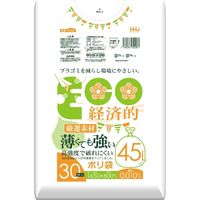 ハウスホールドジャパン KH53薄くて強いポリ袋45L半透明30枚0.01 4580287322287 30枚×50点セット（直送品）