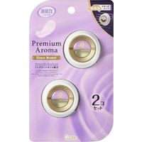 エステー クルマの消臭力 Premium Aroma クリップ リキッドタイプ 2個入×24点セット グレイスボーテ 4901070128822（直送品）