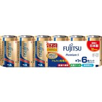 FDK FUJITSU アルカリ乾電池プレミアムS単1-6個 LR20PS（4S） 4976680271954 810G×10点セット（直送品）